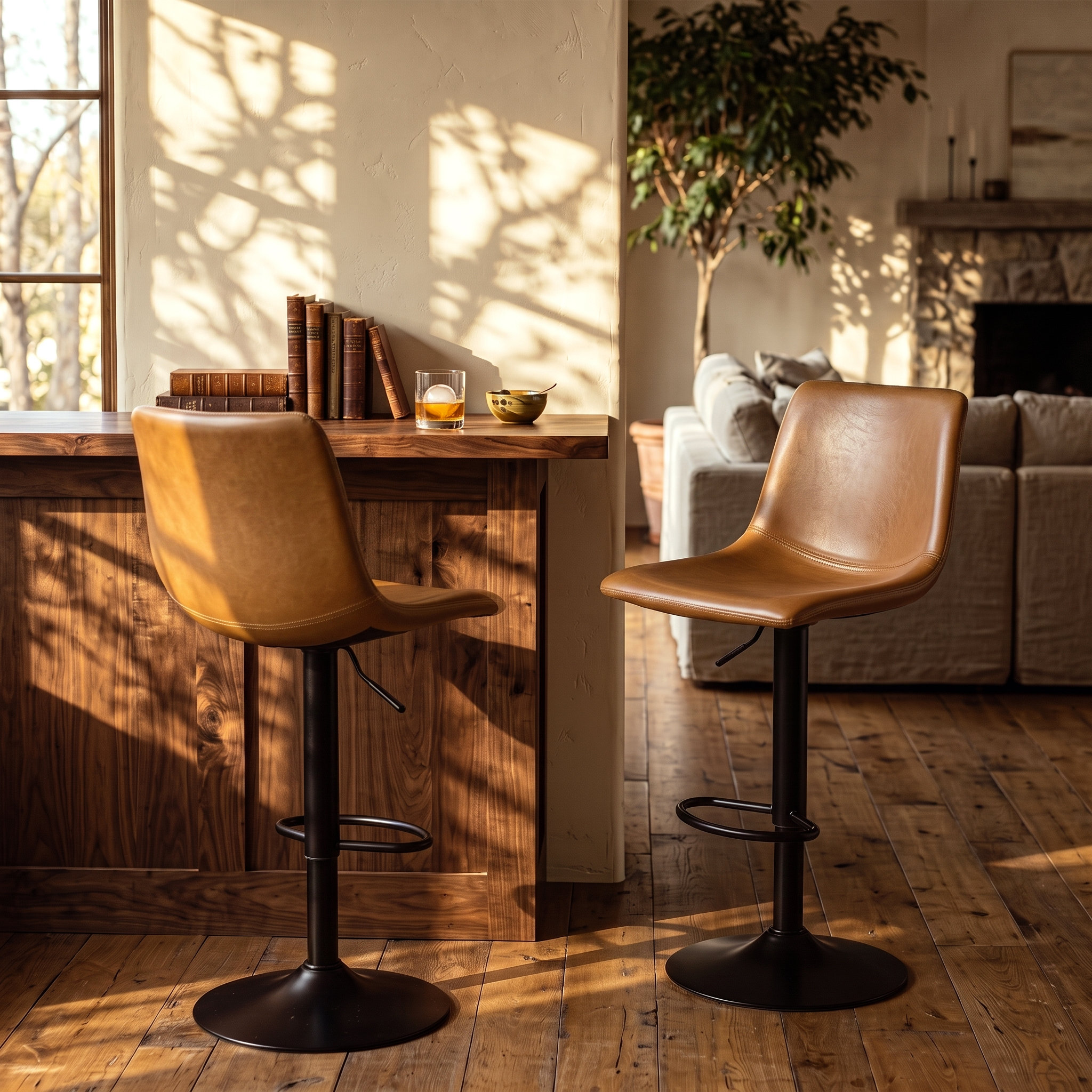 Trent Austin Design® Halima Rockel Swivel Bar Stools Set Of 2